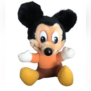 Vintage Antique Mickey Mouse Disney Stuffed Doll